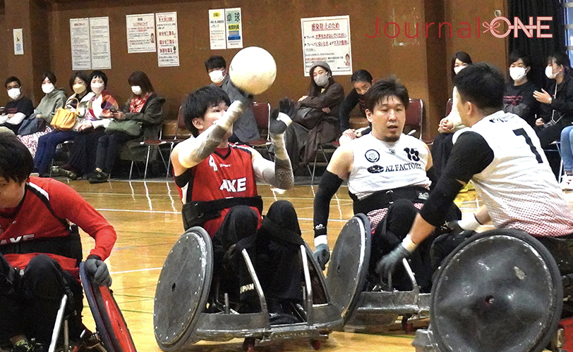 車いすラグビー 千葉ロータリーカップ 日本代表のAXE 羽賀理之選手