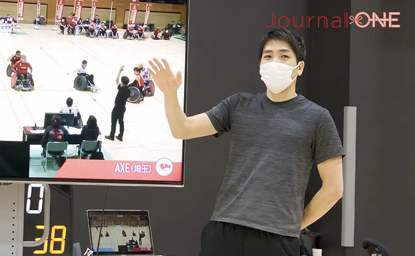 車いすラグビーの魅力を体感！ ～ チーム「AXE」密着取材記①