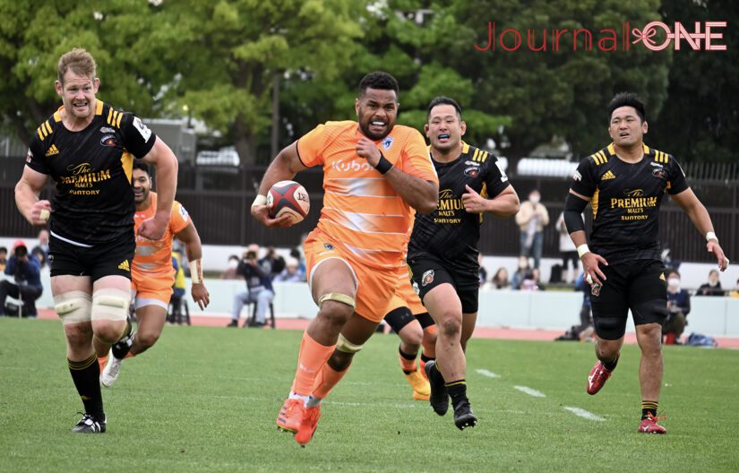 ラグビーリーグワン RWC2023日本代表候補のファウルア・マキシ選手（クボタスピアーズ船橋・東京ベイ）-Journal-ONE撮影