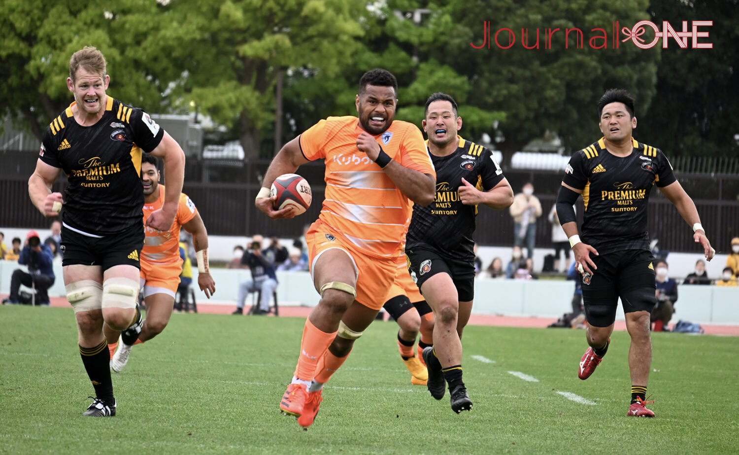 ラグビーリーグワン RWC2023日本代表候補のファウルア・マキシ選手（クボタスピアーズ船橋・東京ベイ）-Journal-ONE撮影