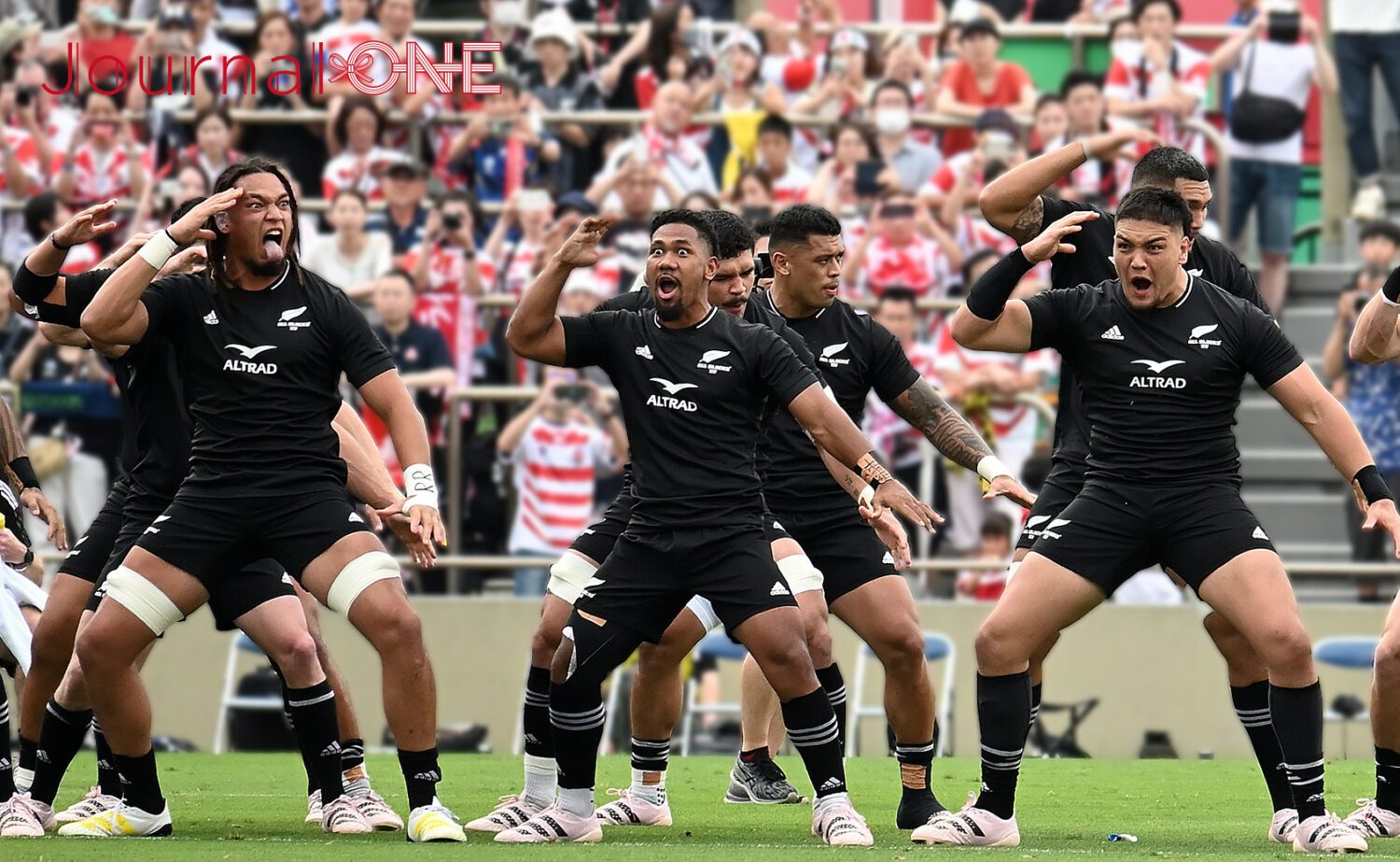 リポビタンD2023| JAPAN XV vs All Blacks XV| ハカを披露するニュージーランド代表選手-Journal-ONE撮影
