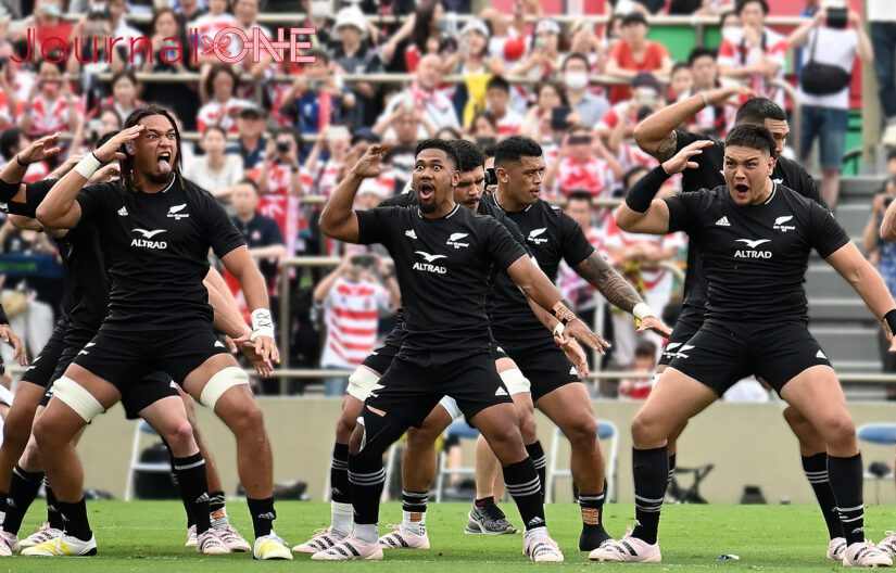 リポビタンD2023| JAPAN XV vs All Blacks XV| ハカを披露するニュージーランド代表選手-Journal-ONE撮影