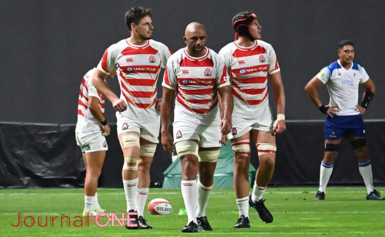 リポビタンD2023| JAPAN vs サモア| レッドカードで退場となたリーチ マイケル選手（W杯2019メンバー）-Journal-ONE撮影