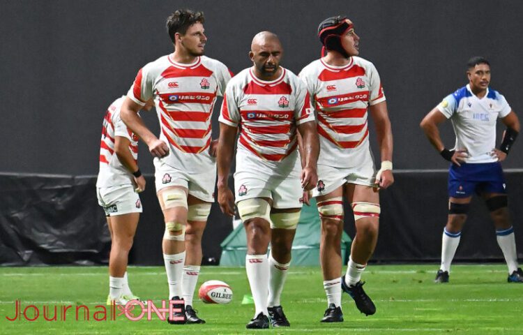 リポビタンD2023| JAPAN vs サモア| レッドカードで退場となたリーチ マイケル選手（W杯2019メンバー）-Journal-ONE撮影