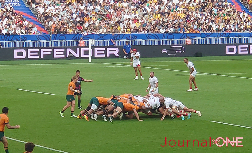 ラグビーW杯2023|予選プールDの初戦・オーストラリア代表とジョージア代表の一戦 会場となったStade de France(スタッド・ド・フランス)にて現地レポート-Journal-ONE撮影
