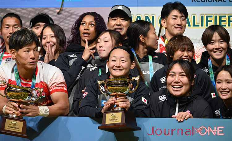 男女７人制ラグビーアジア予選| 男女セブンズ日本代表は揃って優勝を果たしパリ五輪出場権を獲得-Journal-ONE撮影