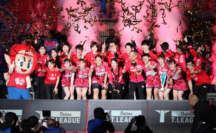 Journal-ONE | 卓球ノジマTリーグ女子の優勝を飾った日本生命レッドエルフ