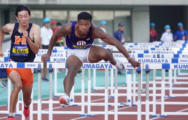 Journal-ONE | 昨年、日本インカレで泉谷に並ぶ13秒04の日本タイ記録を樹立した村竹ランジット