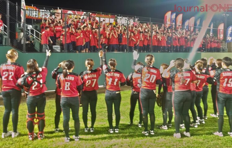 JournalｰONE | 地元の大歓声を背に勝利したデンソーナインは試合後に感謝を伝える