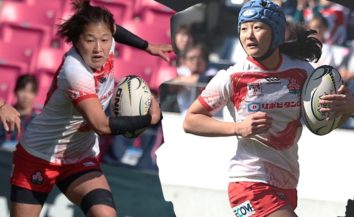 Journal-ONE | 7人制ラグビー女子日本代表”サクラセブンズ”の中村知春と平野優芽-斉藤健仁撮影