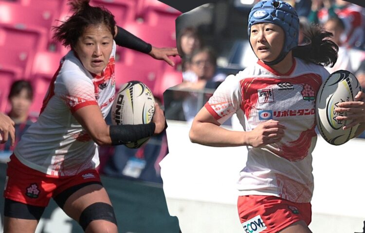 Journal-ONE | 7人制ラグビー女子日本代表”サクラセブンズ”の中村知春と平野優芽-斉藤健仁撮影
