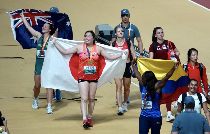 Journal-ONE | 陸上 やり投げ 日本代表の北口榛花がブタペスト世界選手権で金メダル-児玉育美撮影