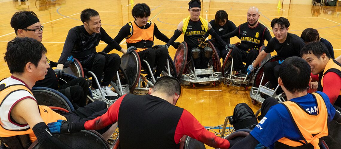 Journal-ONE | パリパラ応援企画 車いすラグビークラブチームのFukuoka DANDELIONの練習を独占取材-Journal-ONE撮影