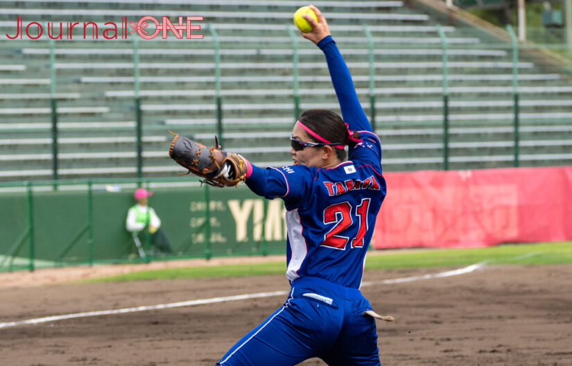 Journal-ONE | JDリーグ第11節 東海理化vsタカギ北九州 九州出身の田畑七海（東海理化）は地元九州で自身初完封勝利で今季2勝目を挙げる-JournalｰONE撮影