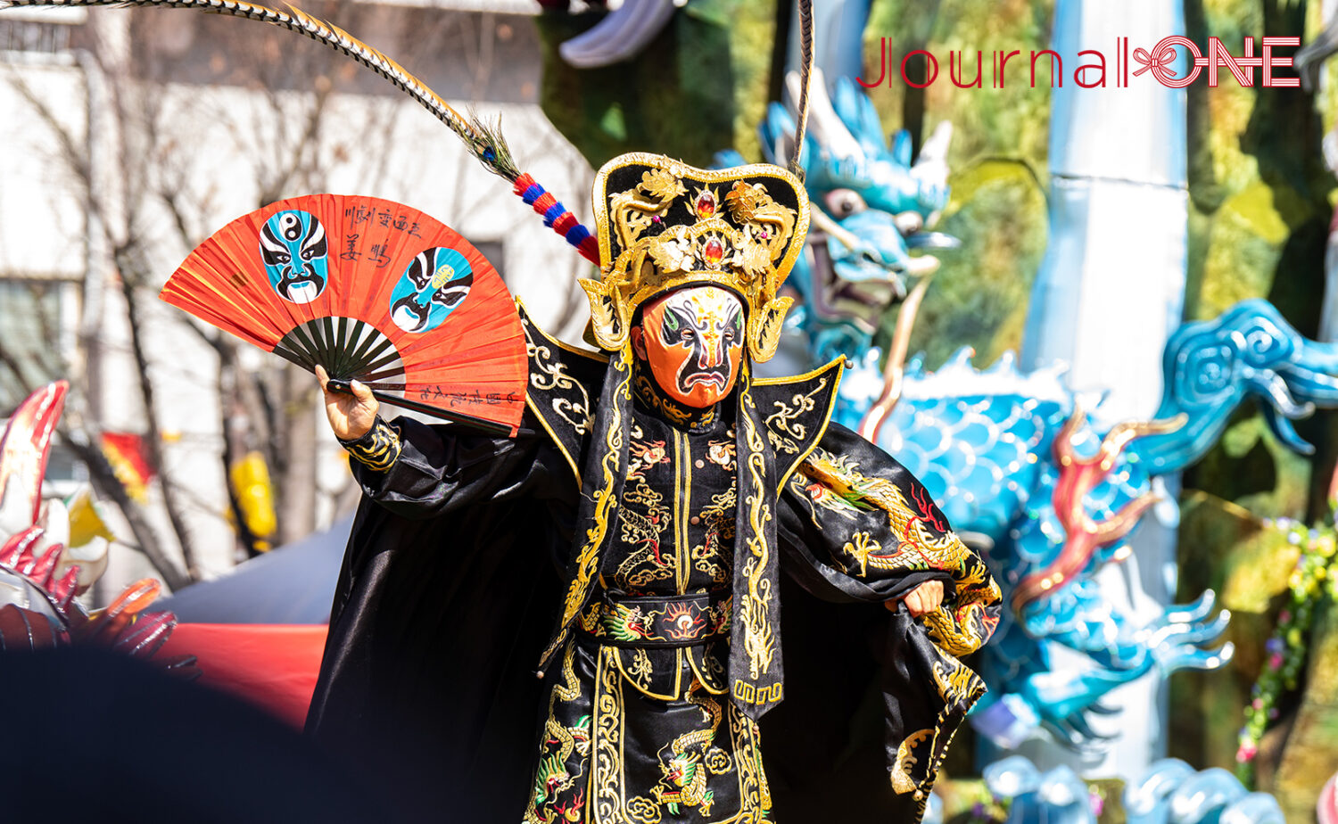 長崎ランタンフェスティバルで人気の変面ショー‐Journal-ONE撮影