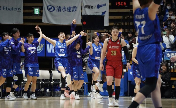 東京羽田ヴィッキーズが優勝＆昇格を決めた瞬間∸吉川哲彦撮影