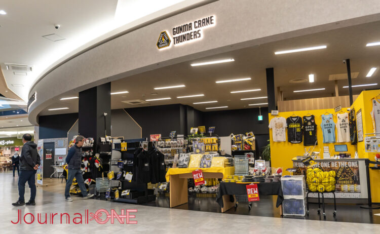 群馬クレインサンダーズ グッズストアの店内入り口