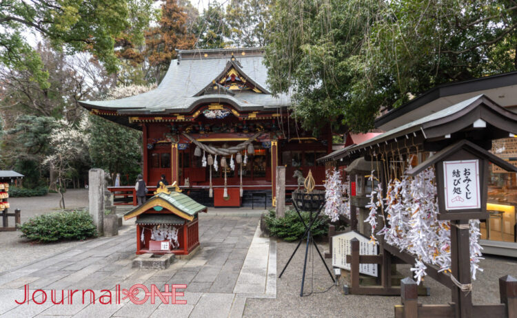 冠稲荷神社の拝殿