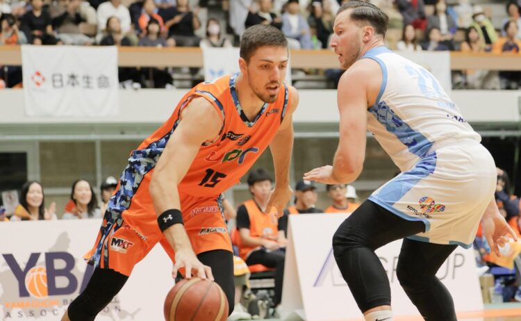 来期も日本でのプレーを望むブレイク・プレストン選手‐山口パッツファイブ提供