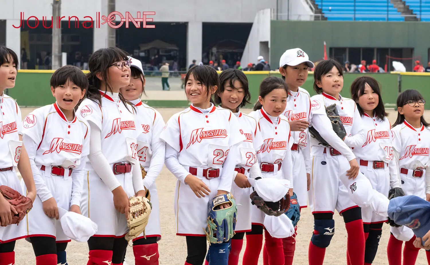 第18回春季小学生女子ソフトボール全国大会で初の準優勝に輝いた松戸JSLホワイトレイズ‐Journal-ONE撮影