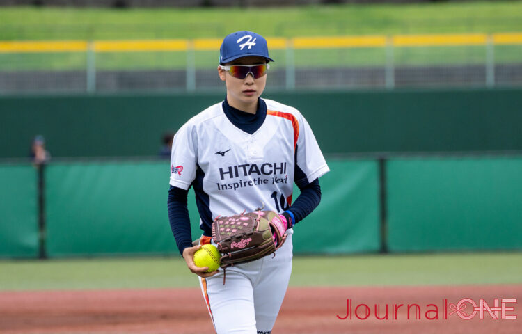 坂本 実桜投手。JDリーグ　レギュラーシーズン第5節、2025年5月19日開催。　NEC対日立サンディーバ　＠宇都宮清原球場