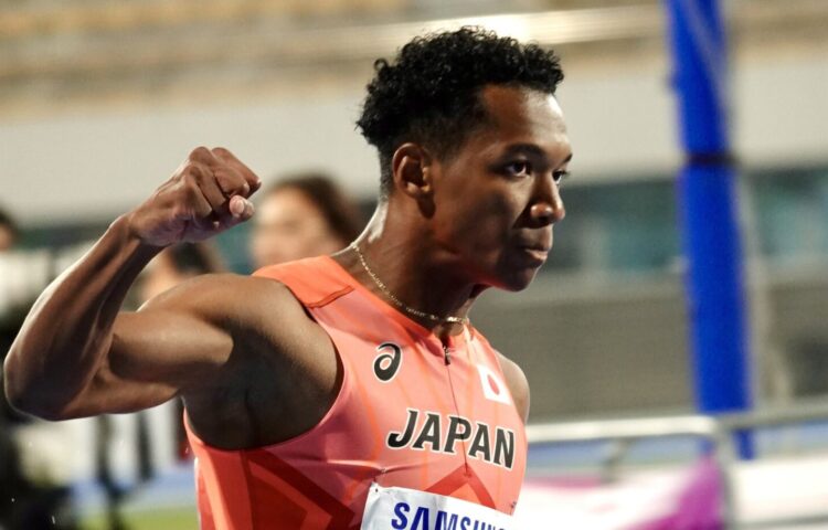 男子110mハードルの村竹は、アジア選手権を貫禄の走りで初優勝。アジアチャンピオンの称号を手にした-児玉育美撮影