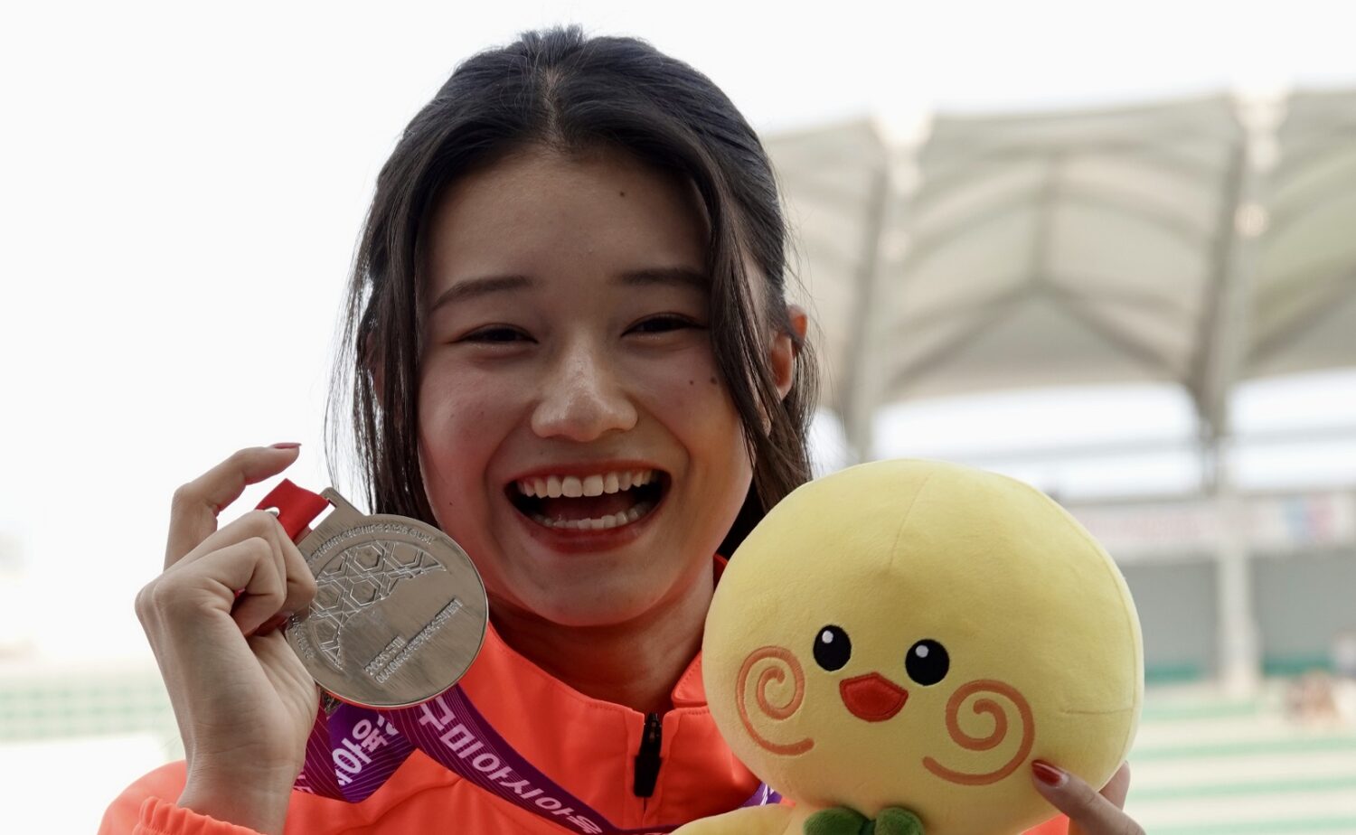 高いレベルで安定した結果を残している女子100mハードルの田中。アジア選手権では銀メダルを獲得-児玉育美撮影