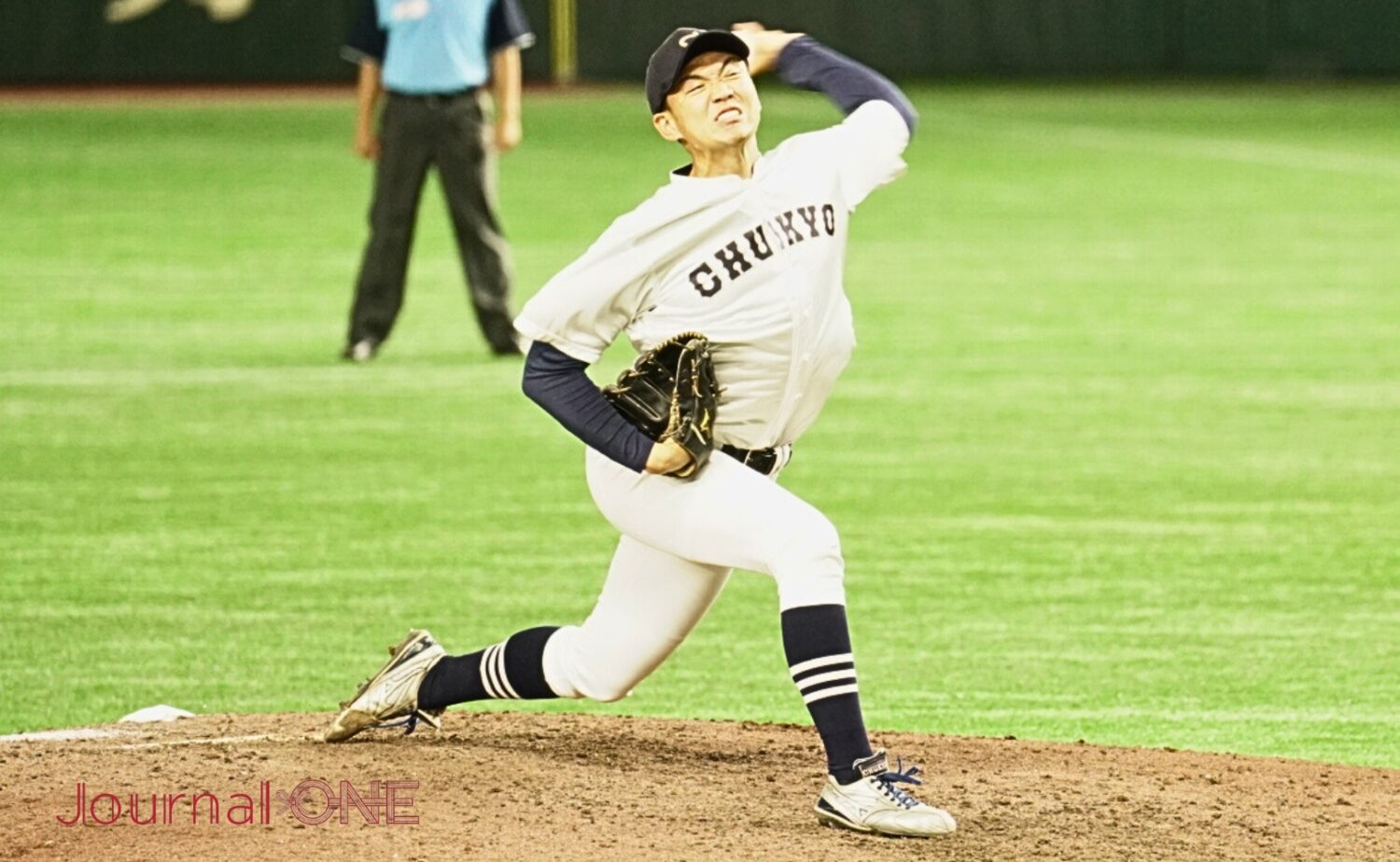 中京大は長身左腕の沢田涼太(4年=享栄高)がプロ注の左打者2人を切って取る‐Journal-ONE撮影