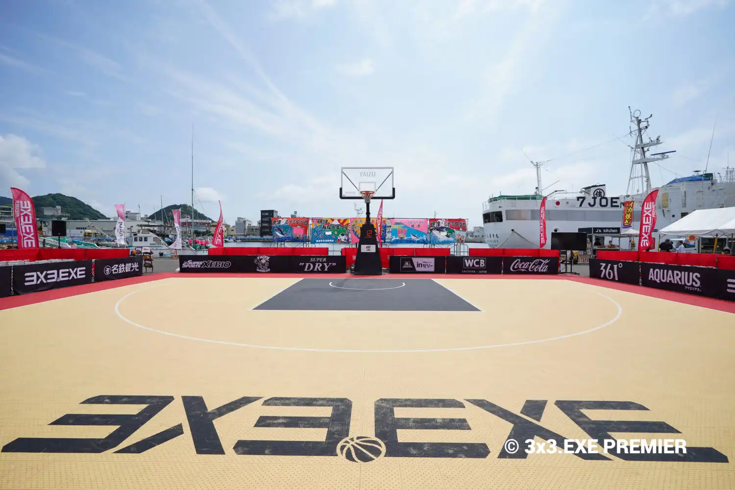 漁港に広がるバスケの景色…YAIZU CITY UNITED.EXEが地域とともに作る