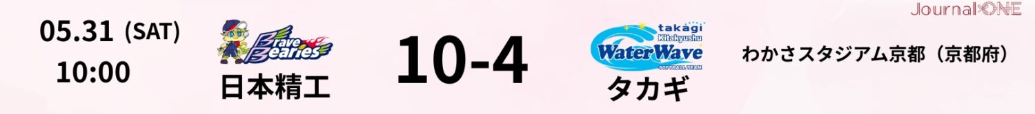 25.05.31 日本精工vsタカギ JD.LEAGUE Game Result