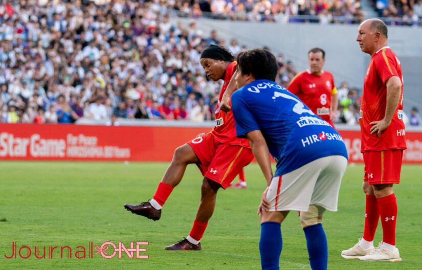 FKを狙った日韓W杯で日本でもお馴染みとなったロナウジーニョ-Journal-ONE撮影