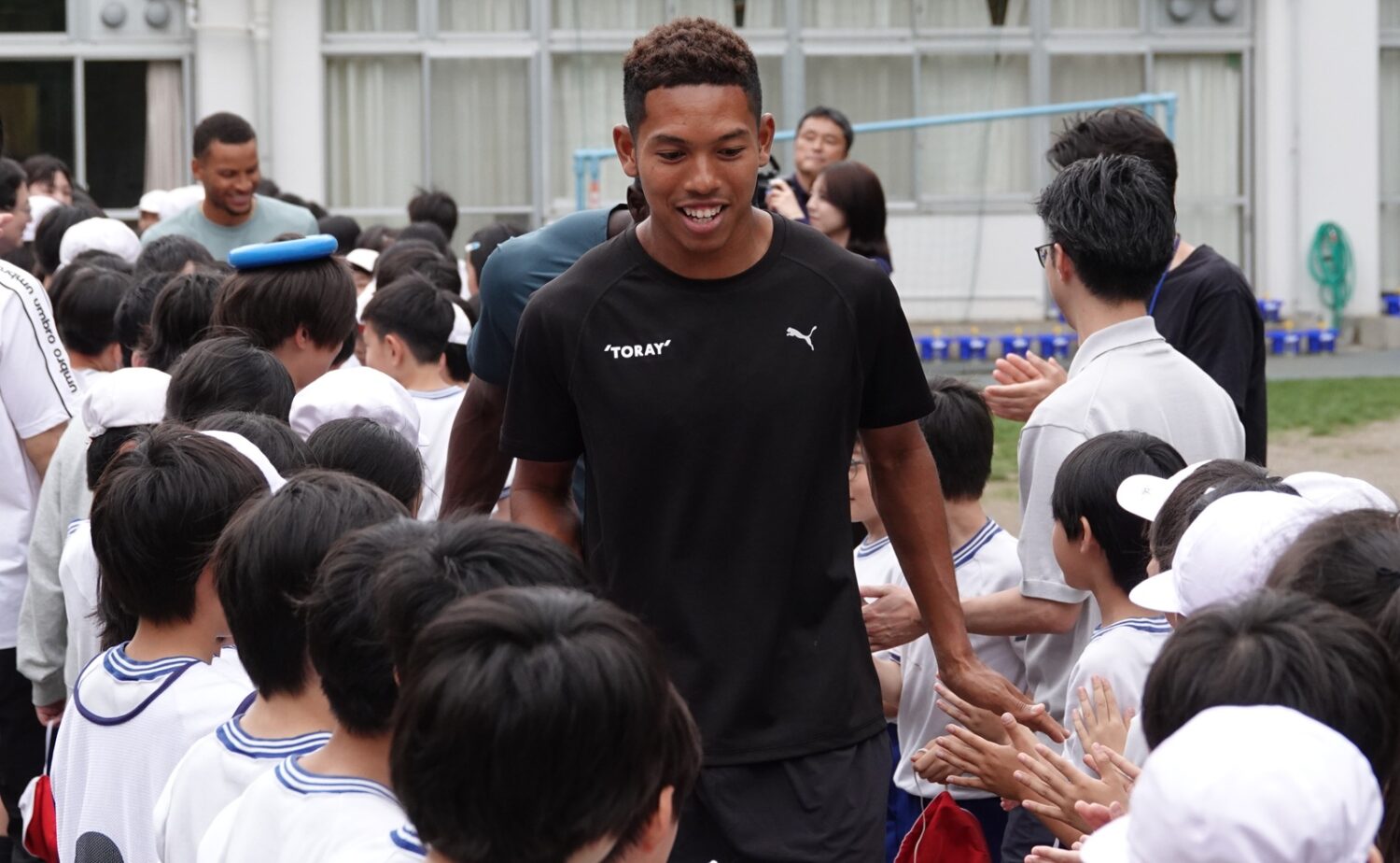飛び抜けた実績を誇るサニブラウンは、今季はスロースタート。日本選手権までに、どこまで調子を上げてこられるか‐児玉育美撮影