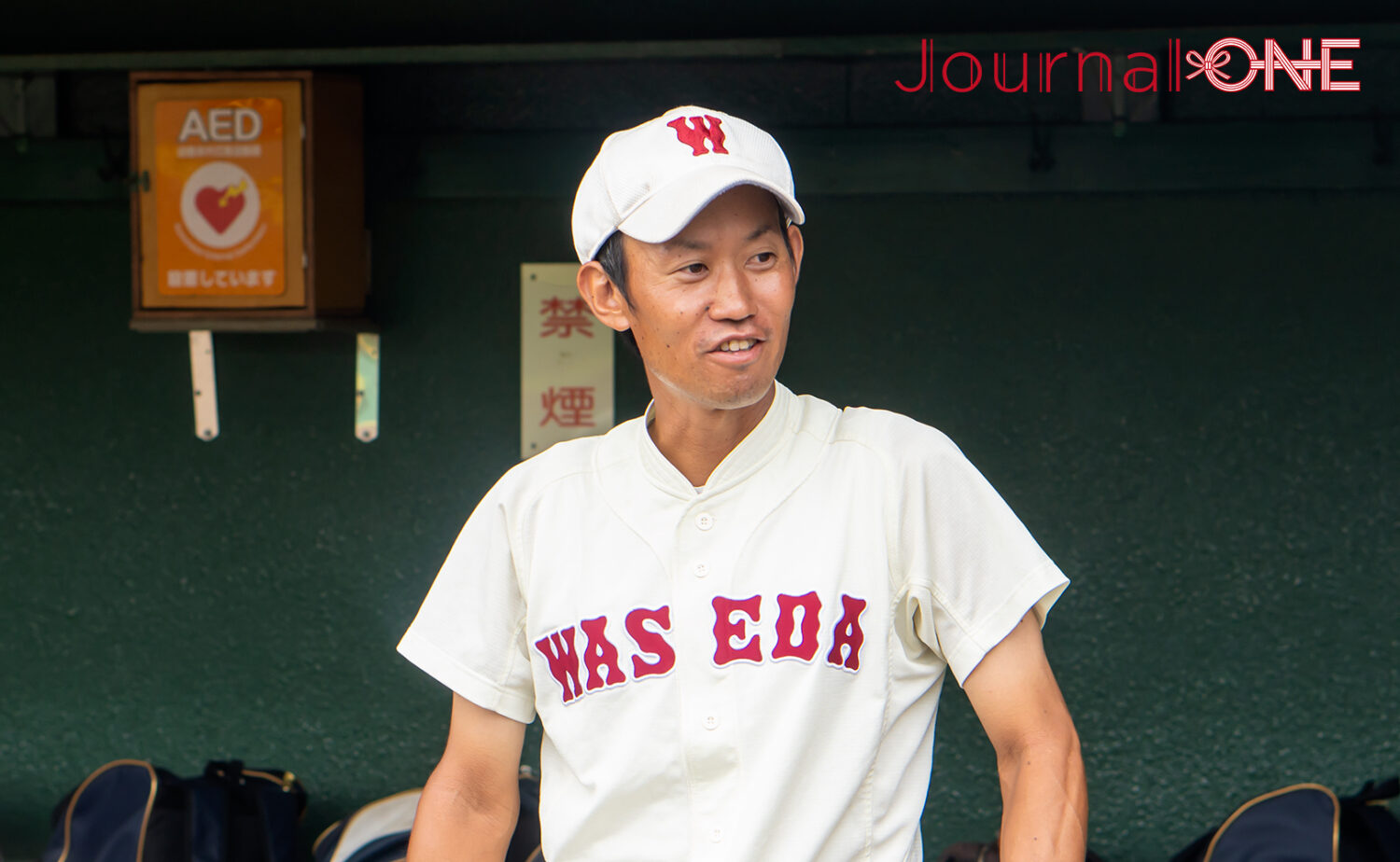 WASWBIの監督を務める小花利文さんは女子野球チームも運営している‐Journal-ONE撮影