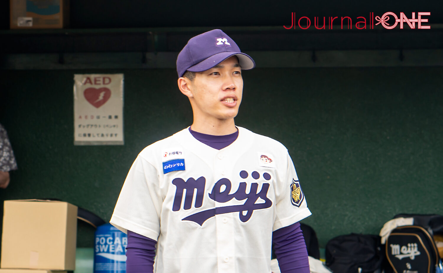 明治大学女子硬式野球クラブの藤﨑匠生監督-Journal-ONE撮影