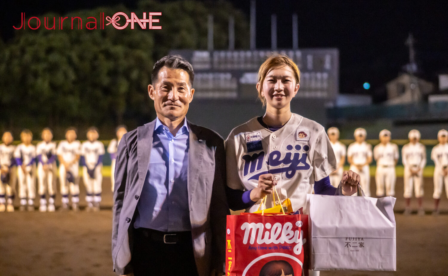 第1回早明戦のMVPには完投勝利の明大・柴田が選出-Journal-ONE撮影
