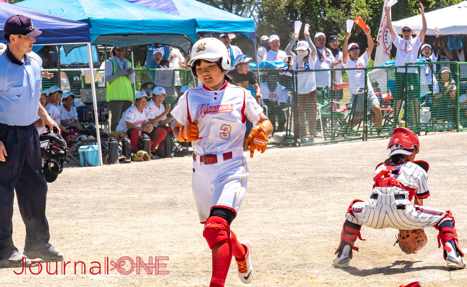 主砲・森川が試合を決める適時打を放ち自らも生還-Journal-ONE撮影