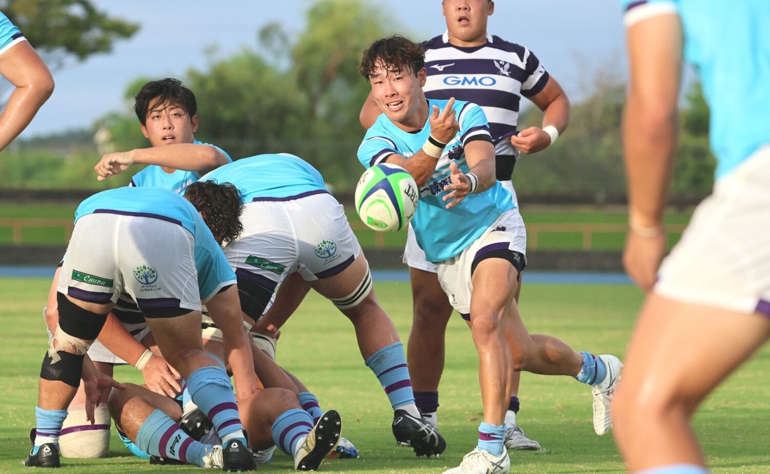 筑波大を勝利に導いたSH高橋佑太朗主将-斉藤健仁撮影