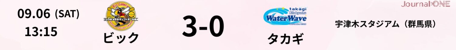 06 25.09.06 ビックvsタカギ JD.LEAGUE Game Result