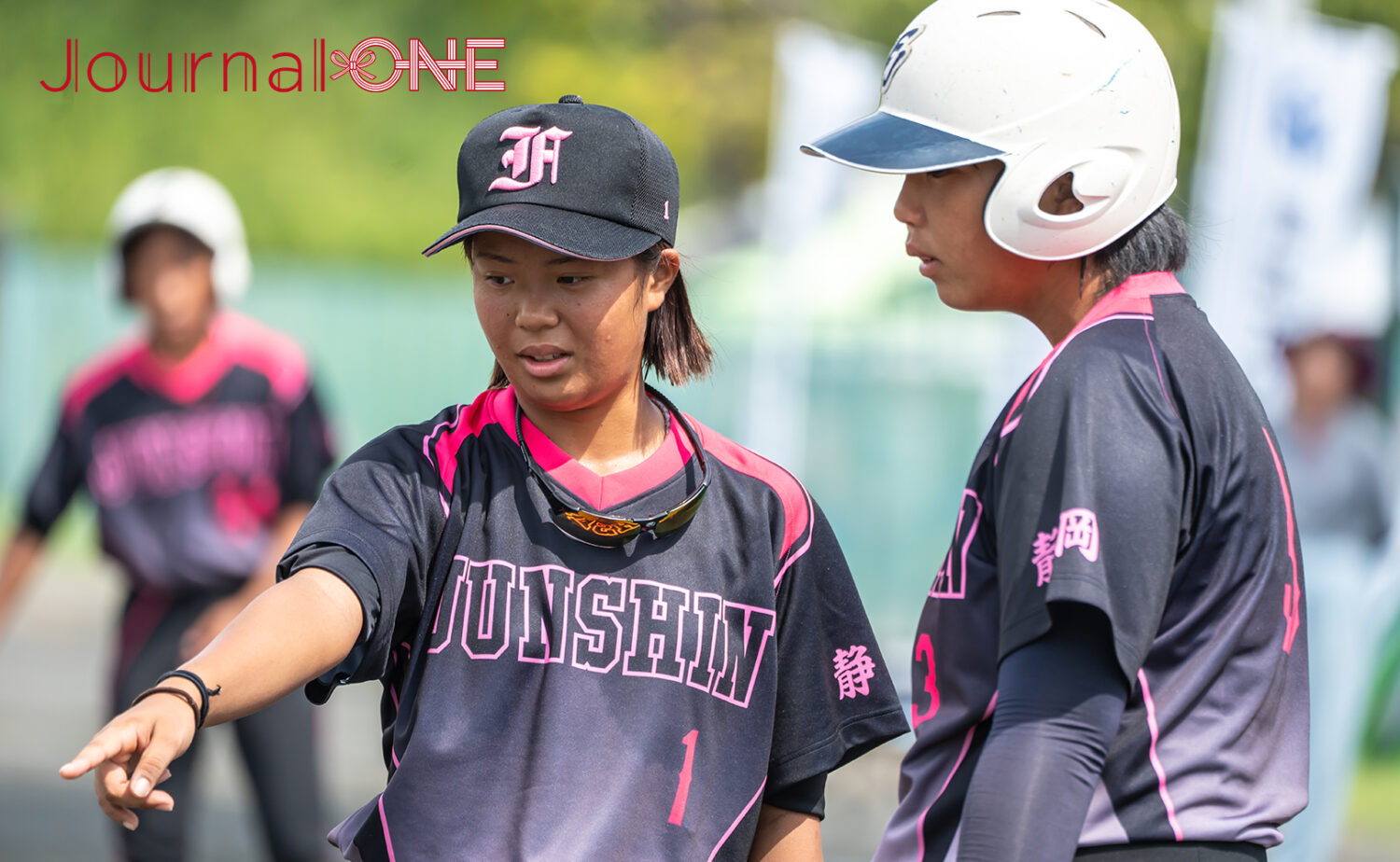 練習試合で活躍した藤枝順心高のキャプテン‐Journal-ONE撮影