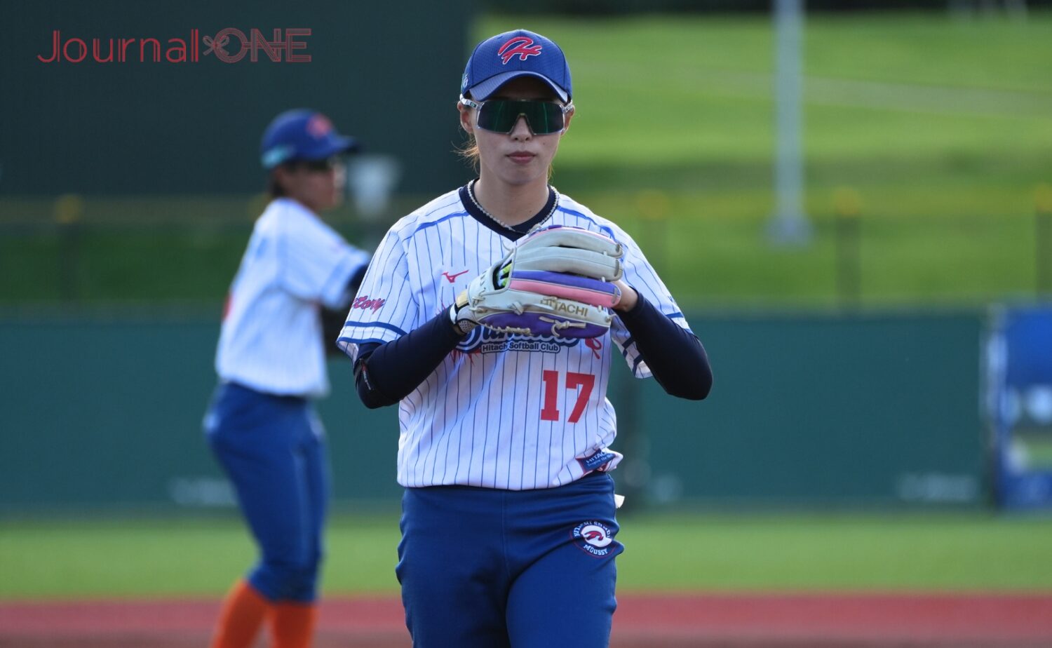 3回パーフェクトと力投した長谷川（日立）-Journal-ONE撮影