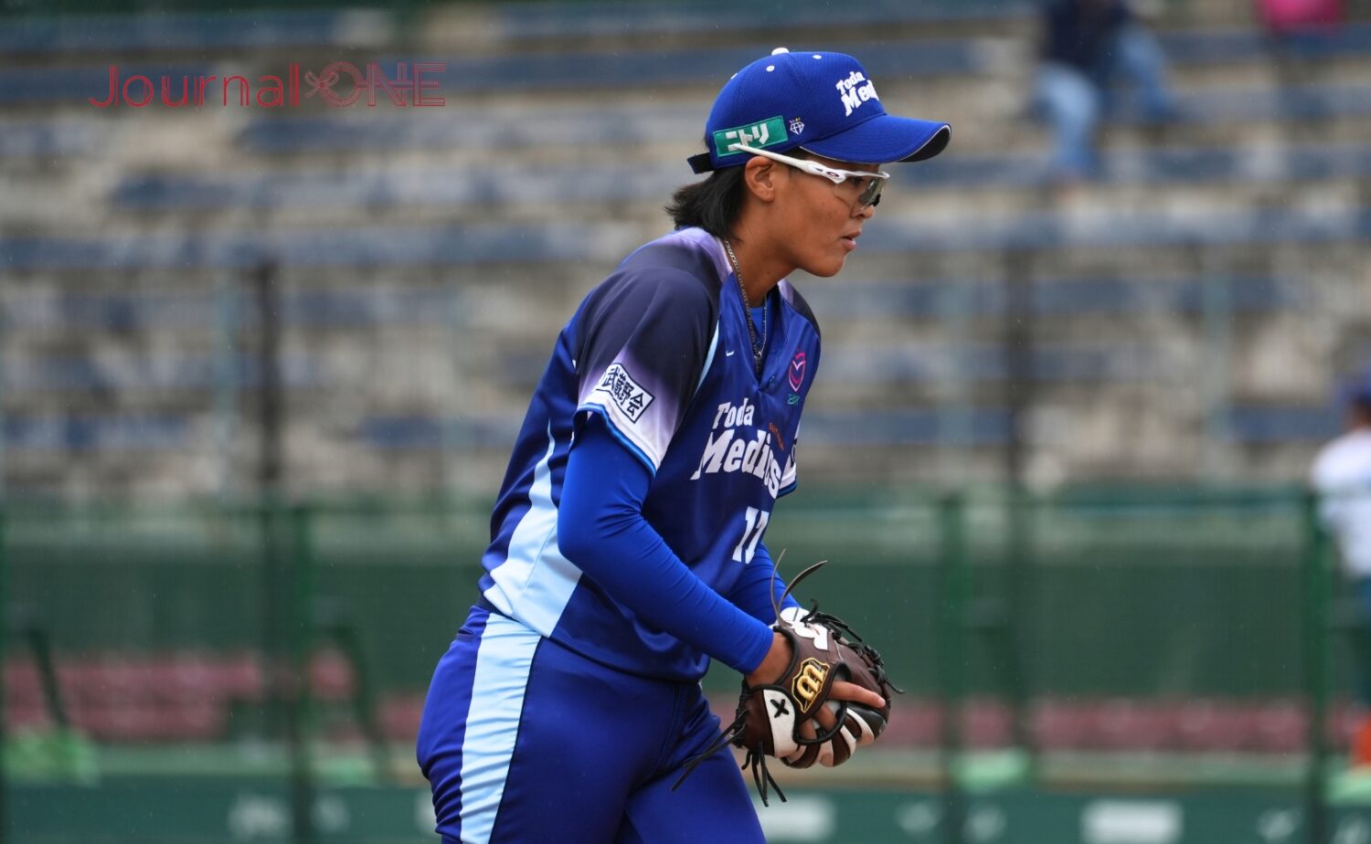 リリーフ登板した日本のエース・後藤希友（戸田中央）-Journal-ONE撮影