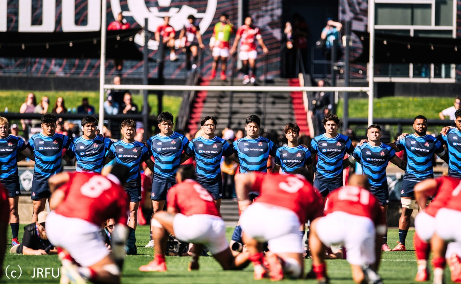 準決勝のトンガ代表戦-(C)JRFU提供