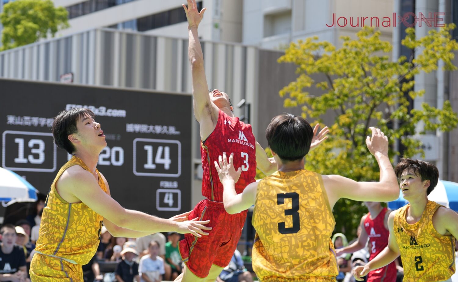ハイペースで点を取り合った東山高と國學院久我山高の一戦-Journal-ONE撮影