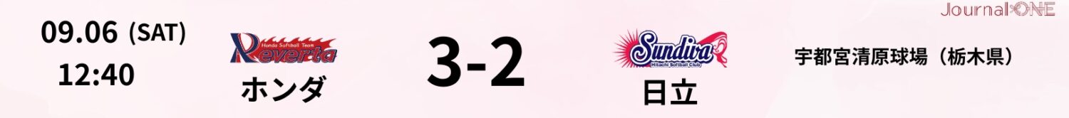 04 25.09.06 ホンダvs日立 JD.LEAGUE Game Result