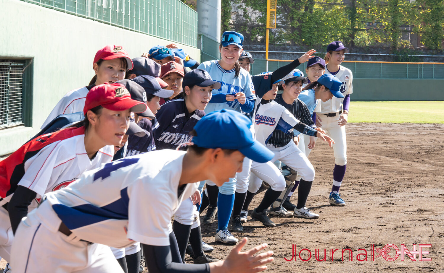 小花監督率いる大学選抜の選手たち‐Journal-ONE撮影