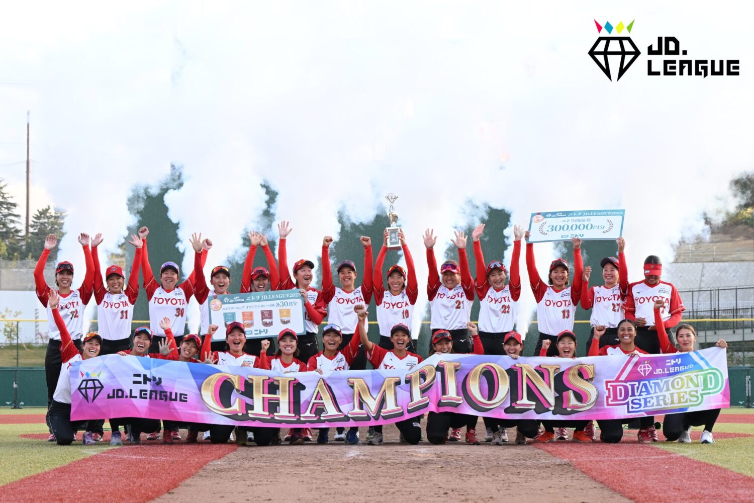 JDリーグ2025を制覇したトヨタレッドテリアーズ