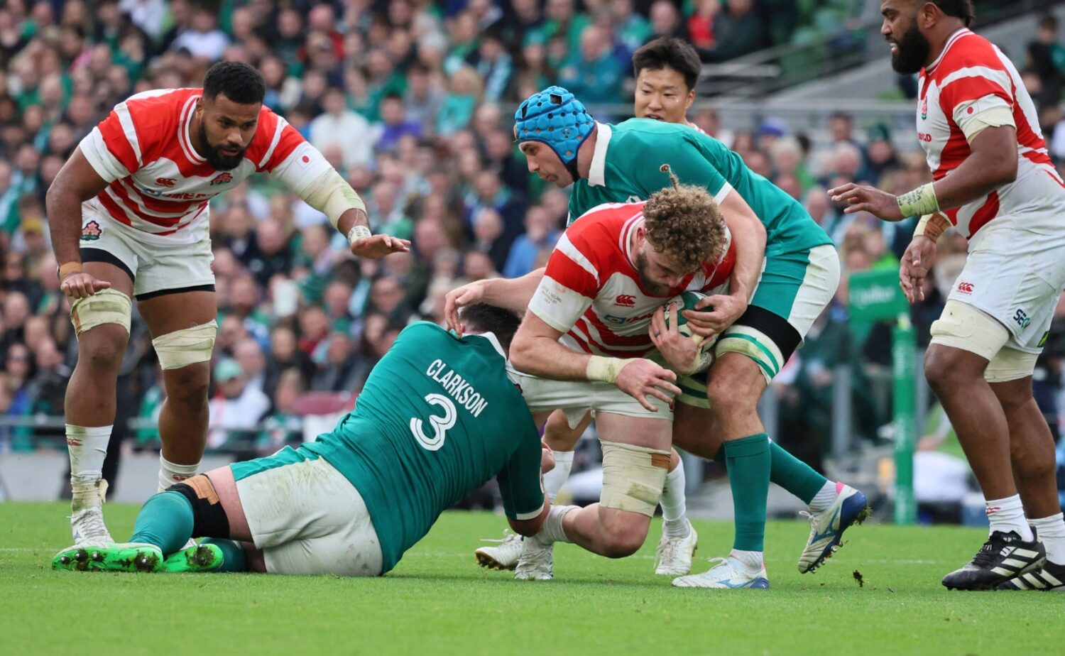 アイルランドの屈強なFWに止められたラグビー日本代表