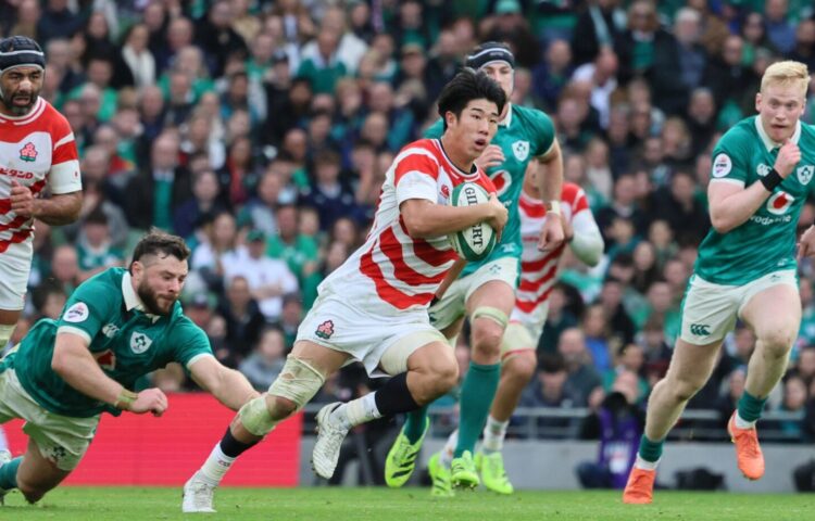 ラグビー日本代表・矢高の激走