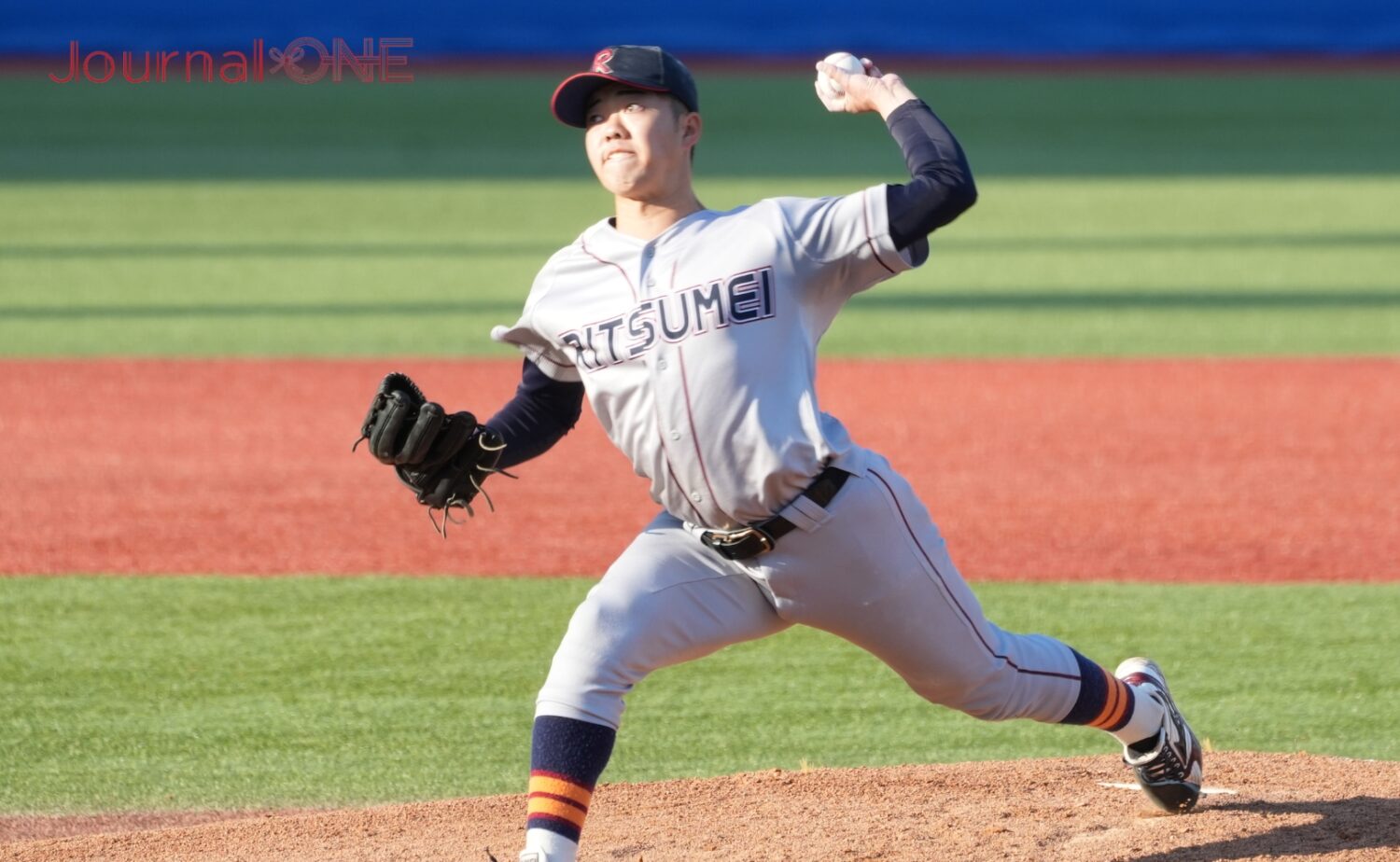 明治神宮野球大会で先発した遠藤翔海（立命館大）