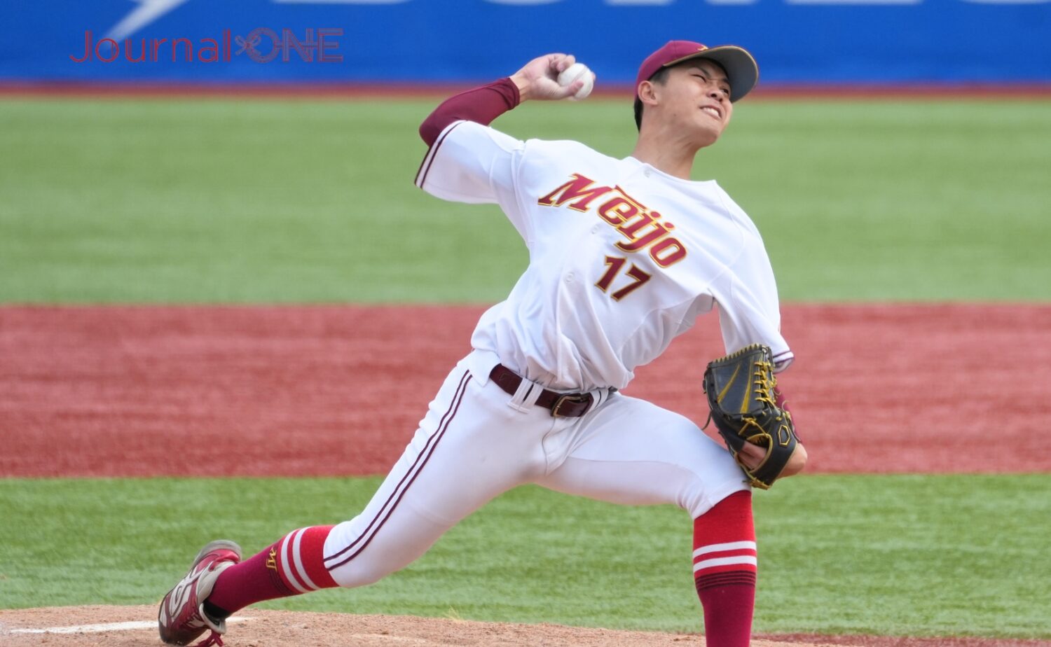 名城大学の大嶽一惺は149㌔を計測